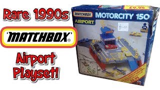 Rare 1990s Matchbox Motorcity 150 Airport Playset Review ! ( Woolworths Exclusive )