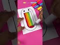 😃+🌈 Smiley Rainbow Emoji Creative Art #shorts #rainbow #smiley #emoji #creativeart