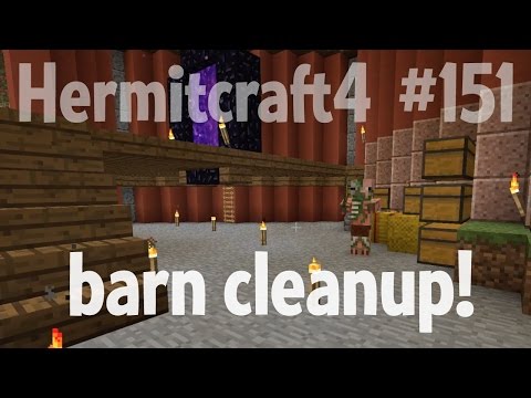 Fixed Barn cleanup! — Hermitcraft 4 ep 151