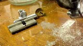 How to drill a cylinder lock - Yale, euro or pin  lock