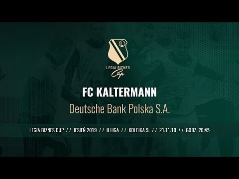 Skrót spotkania FC Kaltermann - Deutsche Bank Polska S.A. ( Legia Biznes Cup Jesień 2019 )