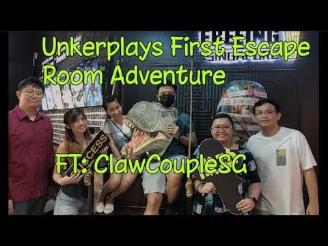 Unker Challenge First Escape Room ft (ClawCoupleSG) | Freeing SG @ Plaza Singapura