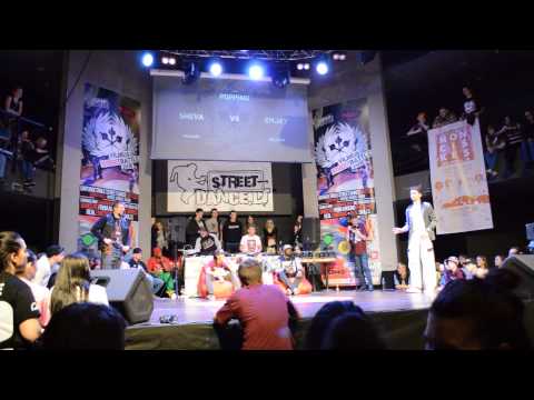 Emjay vs Sheva - Popping Final - Vilnius Street Battles'15