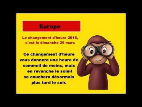 CHANGEMENT D'HEURE MARS 2015