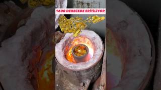 1600 DERECE ATEŞLE ALTINA ŞEKİL VERİYORUZ. HURDA ALTININ DÖNÜŞÜMÜ!!! Dirhem Gold