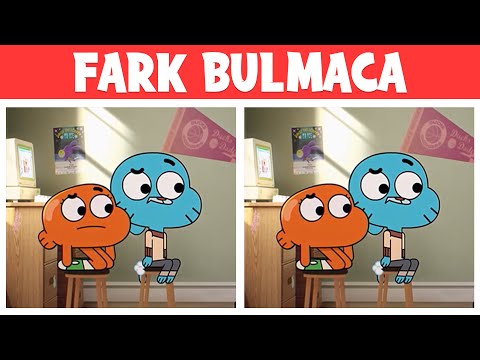 FOTOĞRAF BULMACALARI : Gumball 😂 ile Farkı Bulabilir misin? | Eğlenceli Bulmacalar