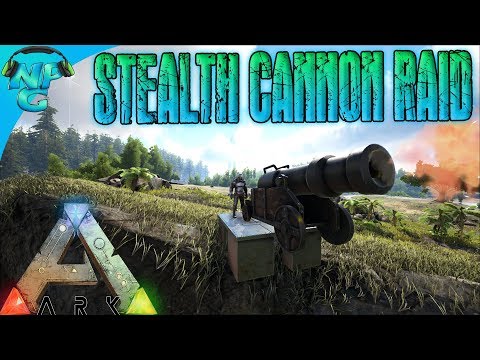 World War ARK - The Ultimate Stealth Raid with CANNONS Toppling the Enemy Tower! E10