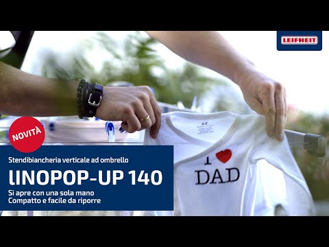 Stendibiancheria verticale a ombrello LinoPop-Up 140