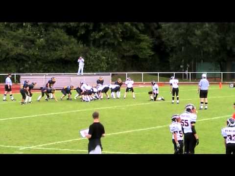U14 Düsseldorf Panther Young Rookies-Essen Cardinals 11.6.2011 1.Hz.mov