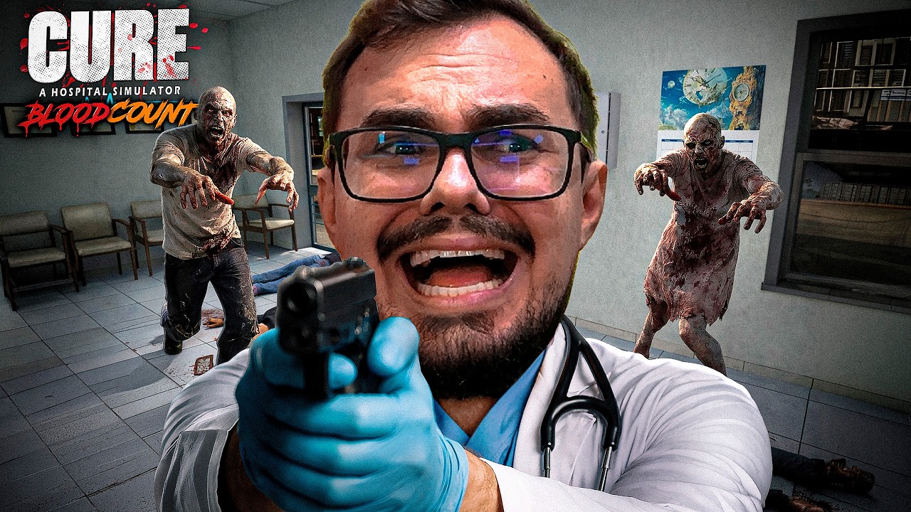 O HOSPITAL FOI INVADIDO POR ZUMBIS - CURE - A Hospital Simulator