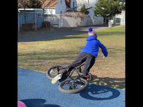 Riding My Bike Down A Slide **GONE WRONG**