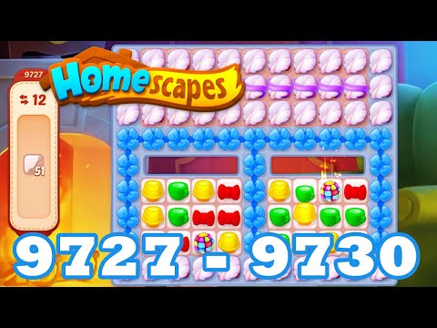 Homescapes Level 9727 - 9730 HD 3 - match puzzle game | Gameplay Walkthrough | android | 9728 | 9729