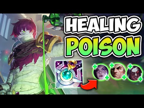 SINGED IS SECRETLY SORAKA IN SEASON 11?! HEAL YOUR WHOLE TEAM WITH MOONSTONE RENEWER