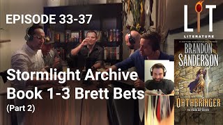 Thumbnail for the clips of the Brett Bet payups for The Stormlight Archive up to book 3 Oathbringer 