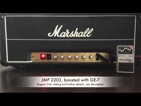 MArshall JMP 2203 - Boss GE-7 - Gibson Flying V - Duncan Distortion - Bogner 4x12