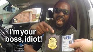 FBI Agent Turns Tables On DISRESPECTFUL COP!