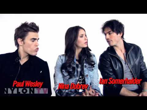VAMPIRE DIARIES PARTE 1 - Intervista a Elena Stefan e Damon