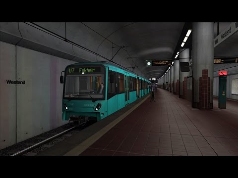Lets Play Train Simulator 2015 U Bahn Frankfurt Linie U7 (Folge 58)