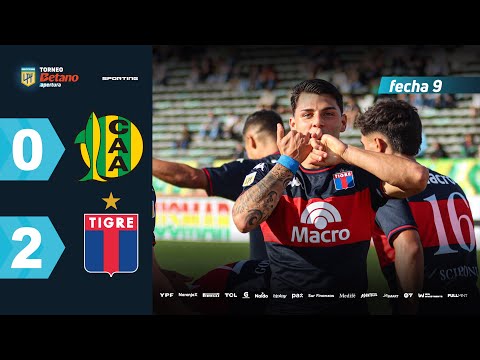 ALDOSIVI 0 - 2 TIGRE I Resumen del partido | #TorneoBetano Apertura 2025
