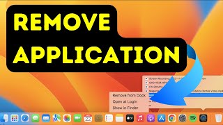 How to Remove Apps From Dock in Macbook Air/ Pro or iMac