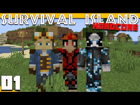 Minecraft: Multiplayer Survival Island Hardcore - The Three Amigos | Minecraft 1.16 Survival [01]