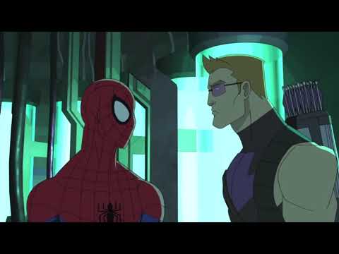 Ultimate Spider-man vs Ultron vs Avengers Fight Scene