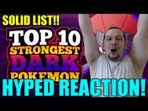 CLEAN CHOICES & PRESENTATION MYSTICUMBREON! Crasher Reacts: Top 10 Strongest Dark Type Pokemon