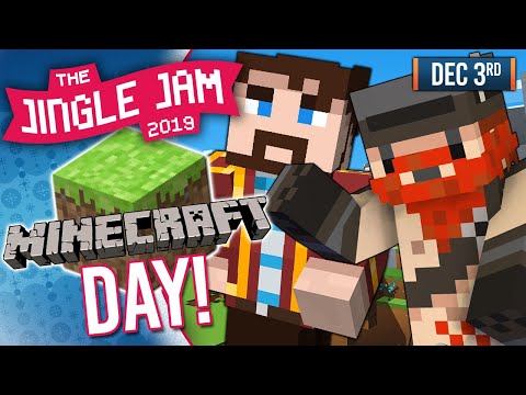 JINGLE JAM 2019 DAY 3! - HARDCORE MINECRAFT DAY! - 03/12/19