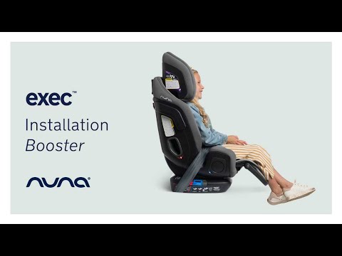 How to install Nuna EXEC car seat in Booster Mode | Tutorial