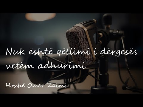 Nuk është qëllimi i dërgesës vetëm adhurimi