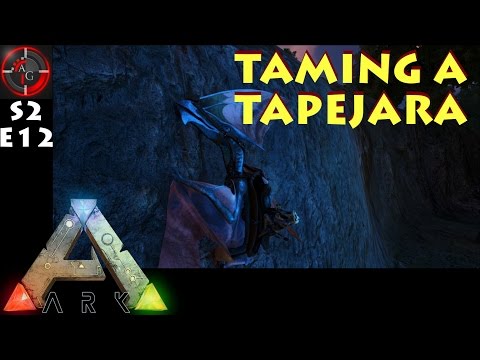 Ark: Survival Evolved - TAMING A TAPEJARA (the center map gameplay)S2E12