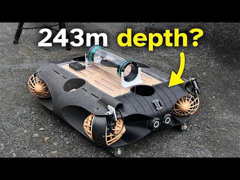 Our DIY Sub Explores A Flooded Hole To MAX DEPTH (PT3)