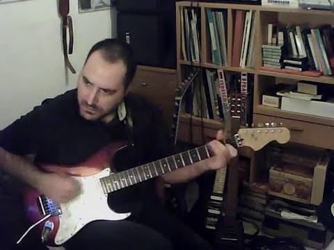 Marco Esu playing The Stratocaster