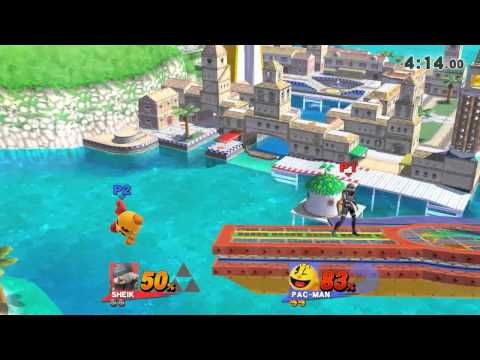 ssb4: sheik vs pacman