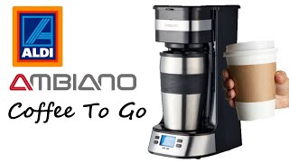 Aldi Specialbuys - Ambiano Coffee To Go - Cup of Joe 2 go!☕