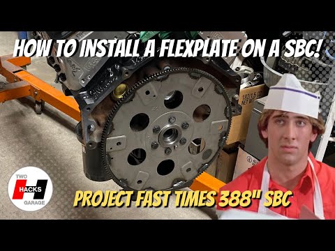 Crucial Step! How to Install a Flexplate on a Small Block Chevy! #howto