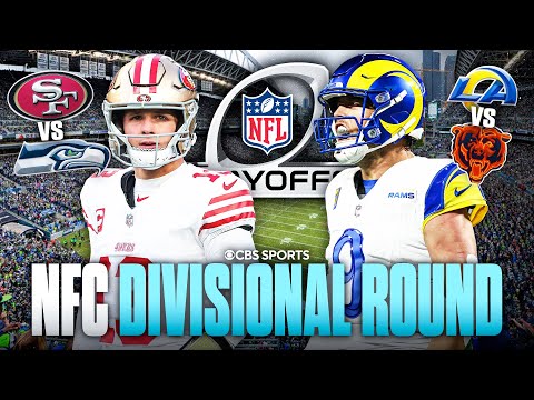 NFC Divisional Round Preview: 49ers at Seahawks, Rams at Bears | 2025 NFL Playoffs ✅