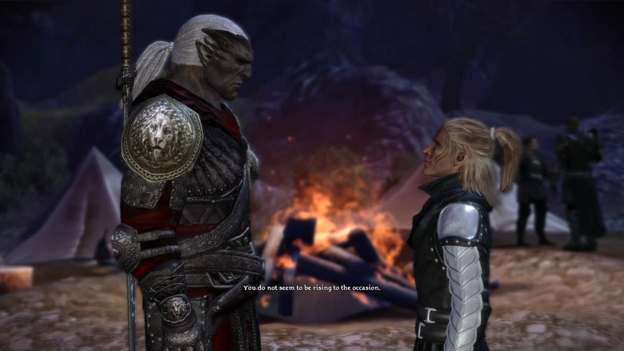 Teasing Sten | Dragon Age: Origins