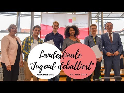 Finale des Landeswettbewerbs Jugend debattiert 2019