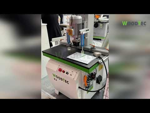 WoodTec Z6 - станок сверлильно-присадочный под петли woo8553, видео 15