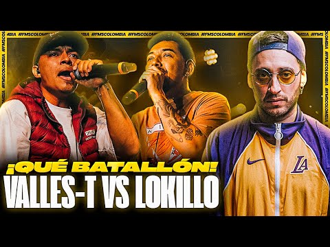 🔥 QUÉ BATALLÓN LOCO 🔥 BLON REACCIONA A LOKILLO VS VALLES-T | FMS COLOMBIA