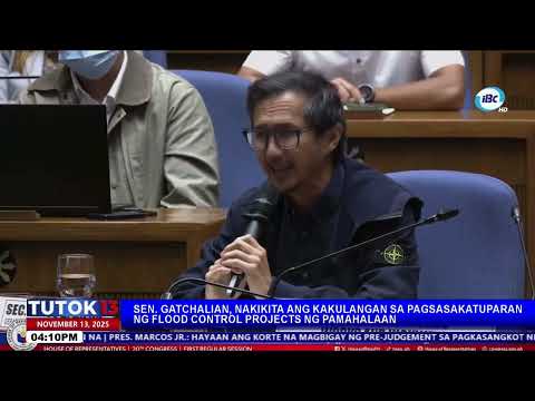 2026 nat’l budget, nakaayon sa mga prayoridad ng pamahalaan – Sen. Gatchalian | Tutok 13