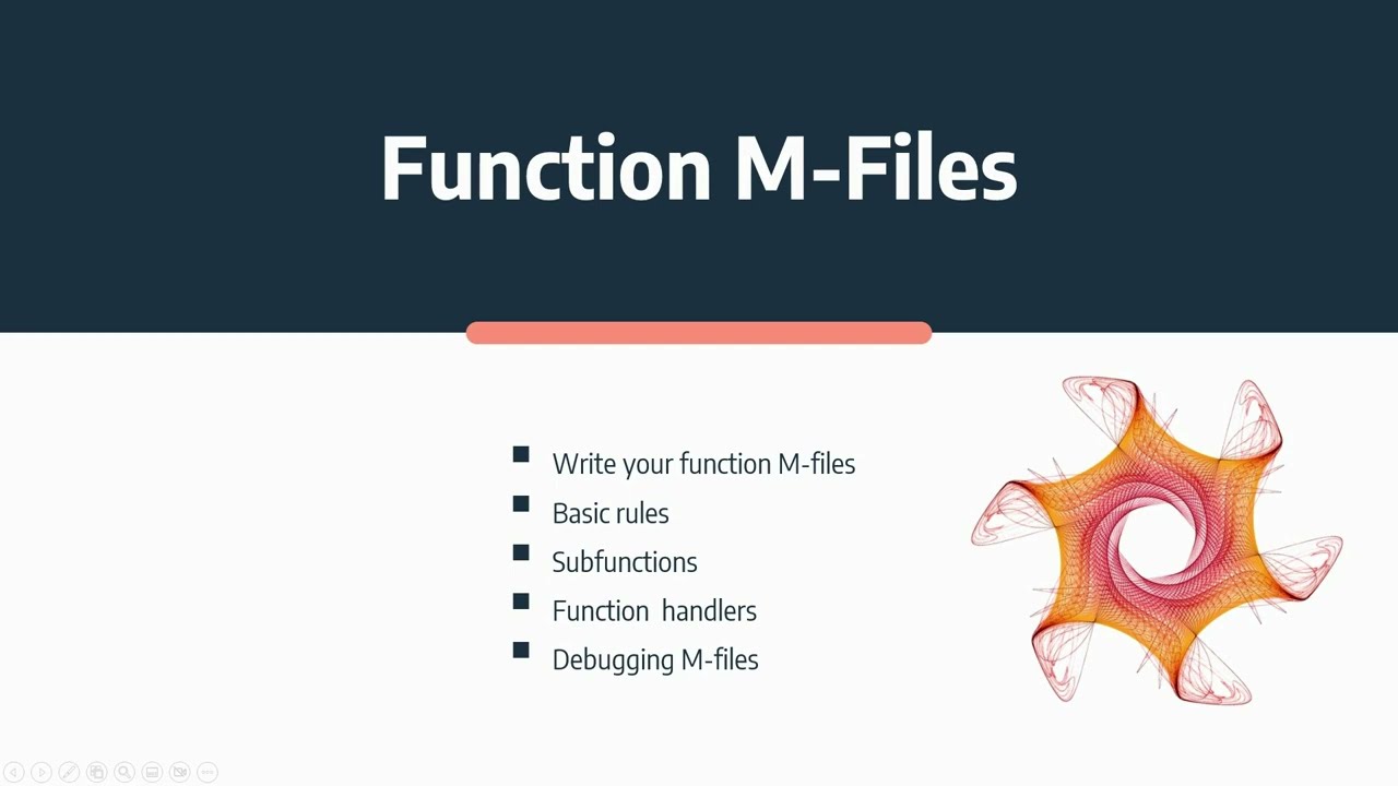 Creating function M Files and debugging code in MATLAB