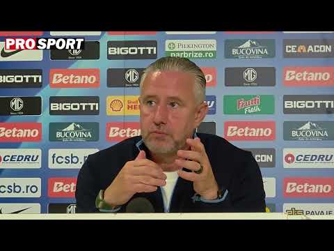 Laurențiu Reghecampf, CONFLICT la conferință după FCSB - Rapid 4-1: 