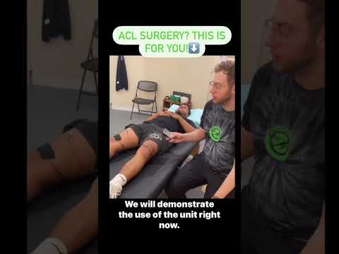 Electrical Stimulation after ACL surgery
