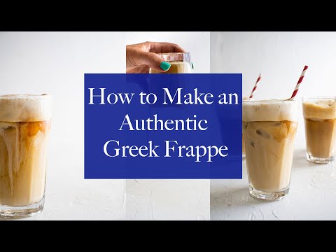 How to Make an Authentic Greek Frappe | FUELING A SOUTHERN SOUL