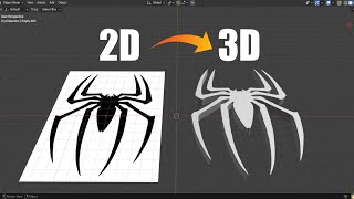 Blender Tutorial: Convert Any 2D Image into a 3D Model – Fast & Easy