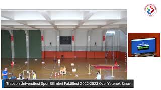 Trabzon Üniversitesi Spor Bilimleri Fakültesi Özel Yetenek Sınavı (3 A