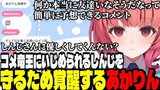 【雑談】コメ竜王にいじめられるしんじさんを守るために覚醒するあかりん/理想のデートプランを話すあかりん【夢野あかり/ぶいすぽ切り抜き】