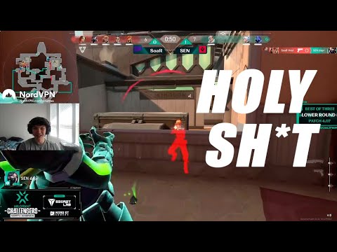Sinatraa reacts SoaR vs SEN That chamber and raze shot was insane HOLY SH*T